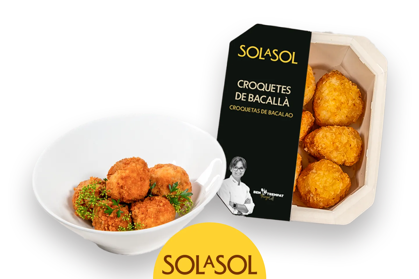 Croquetes de bacallà de Ben Trempat