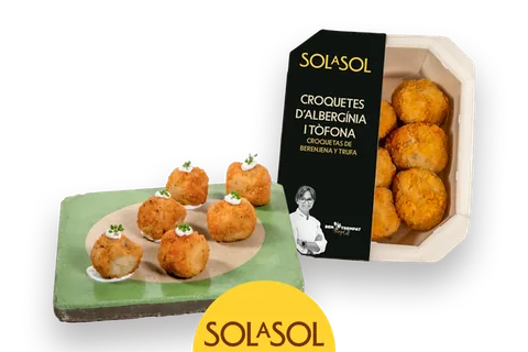 Croquetas de berenjena y trufa
