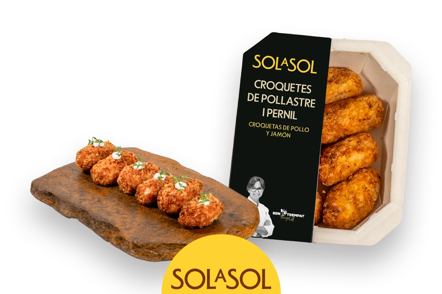 Croquetes de pollastre i pernil de Ben Trempat