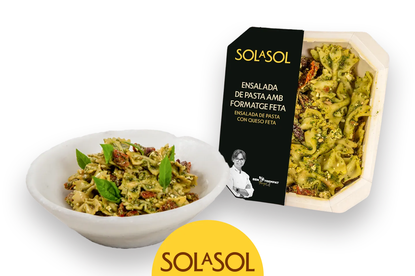 Amanida de pasta amb formatge feta de Ben Trempat