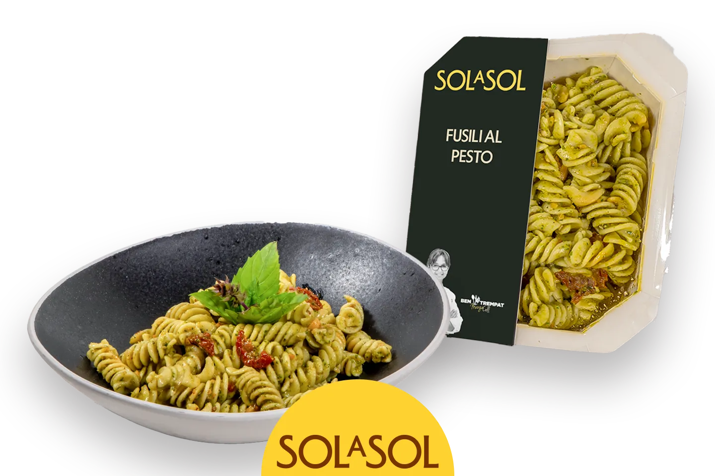 Fusilli al pesto de Ben Trempat